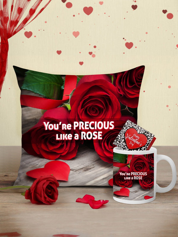 Black & White Valentine Cushion