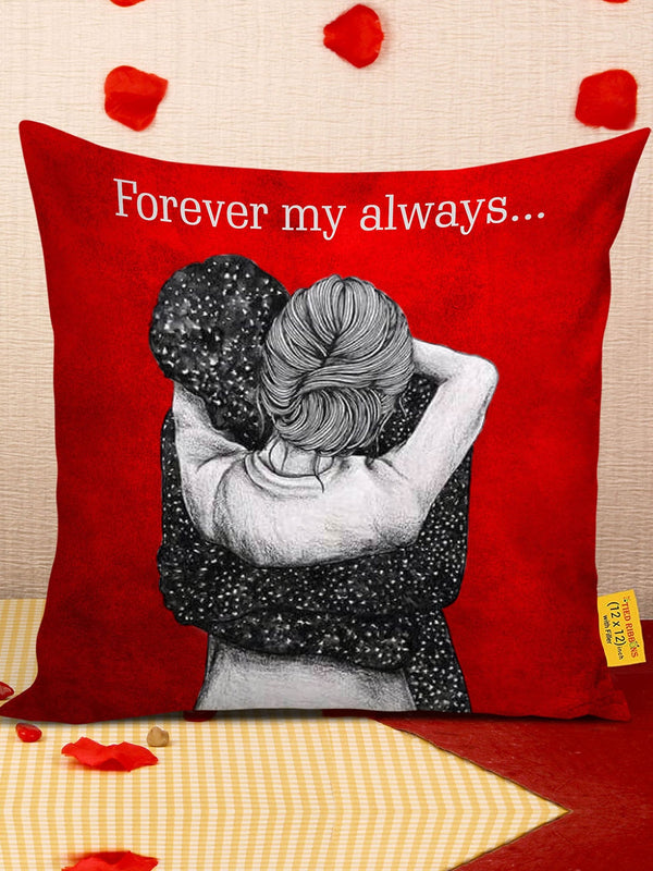 Quirky Printed Cushion Cover with Filler Combo