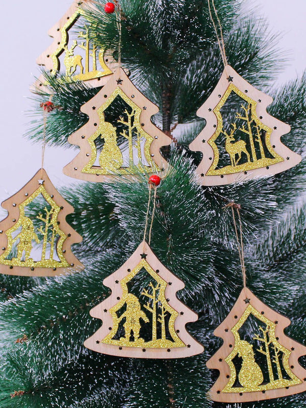 6-Pcs Christmas Tree Hanging