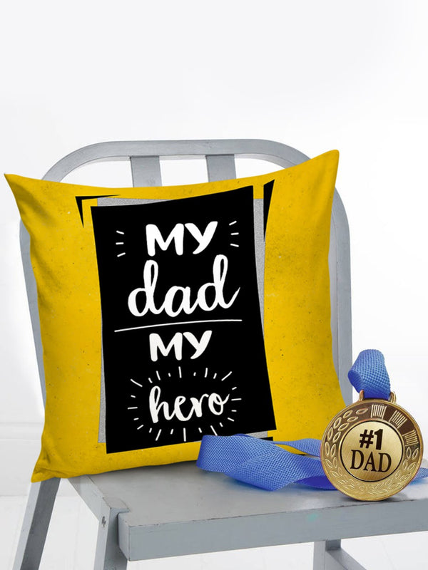 Yellow & Black Printed Fathers Day Gift