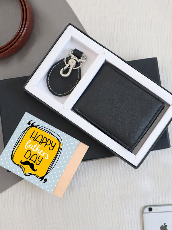 Black & Yellow Printed Fathers Day Gift Hamper