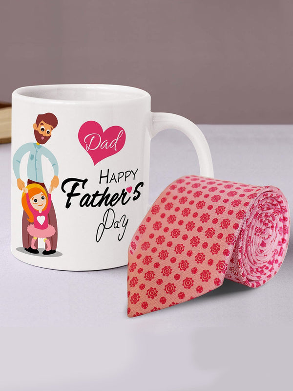 Pink & Blue Printed Fathers Day Gift