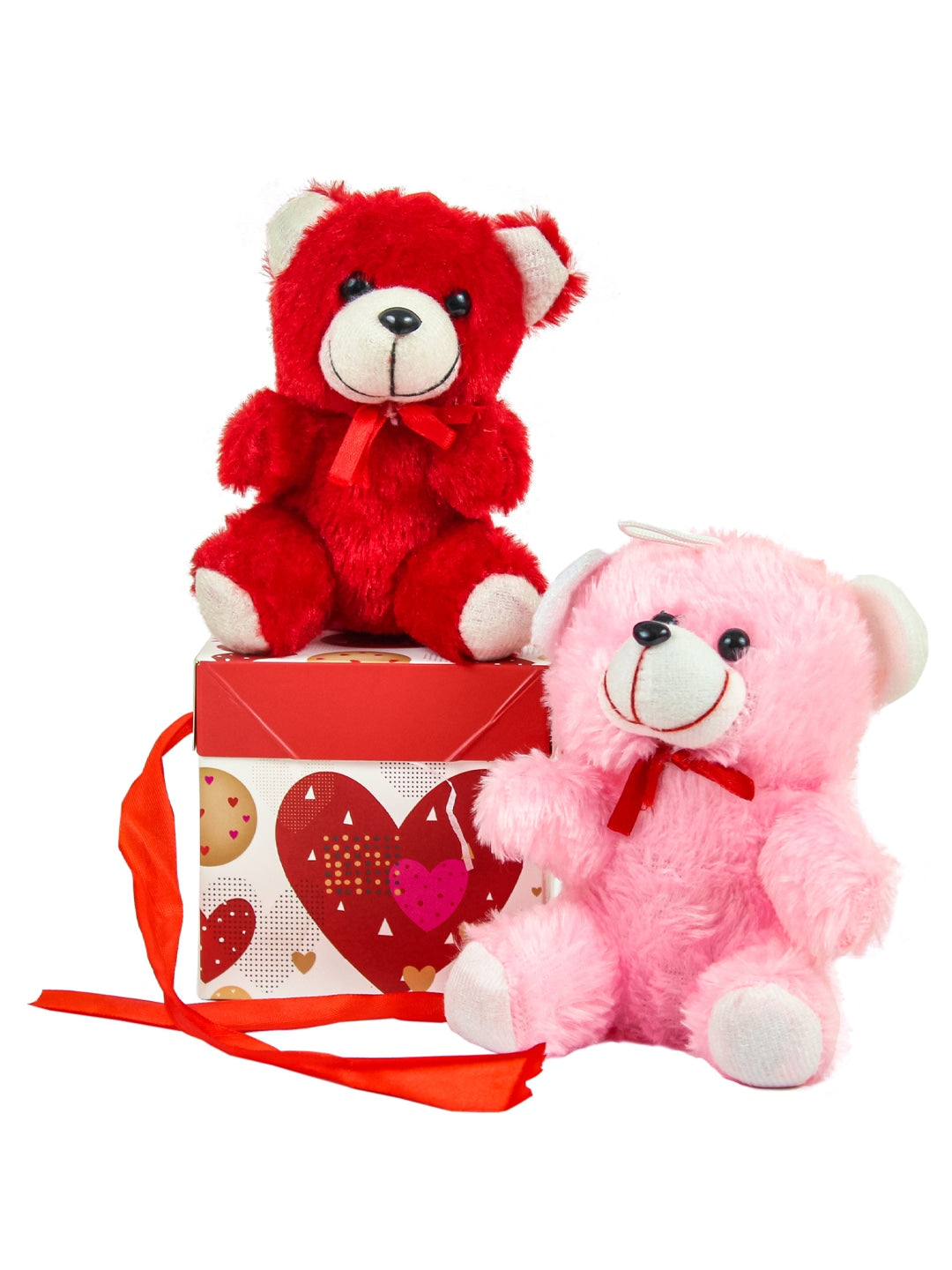 Buy | White & Red Valentine Special Gift Hamper | Tied Ribbons