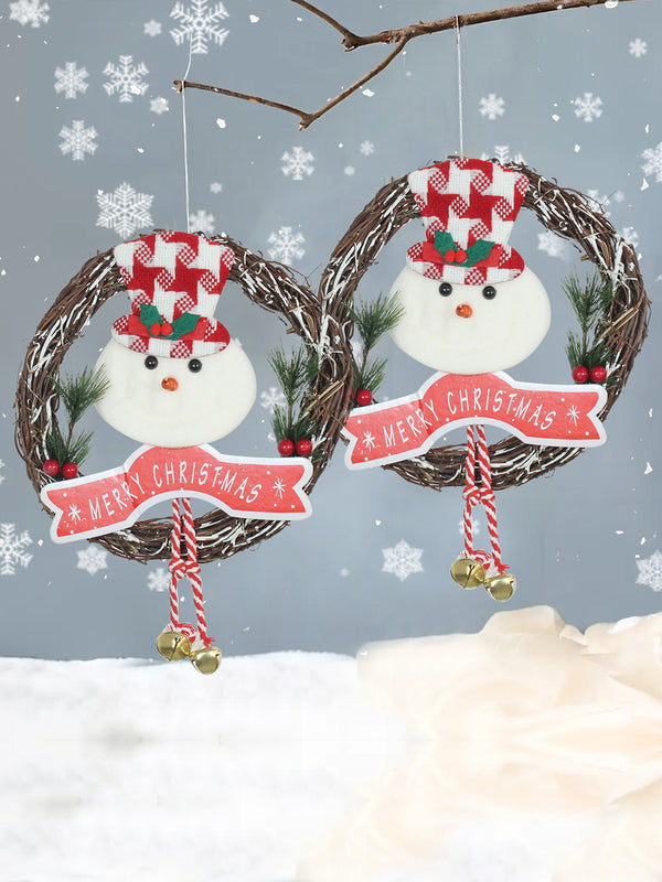 Merry Christmas Wall Hanging 2 Pcs