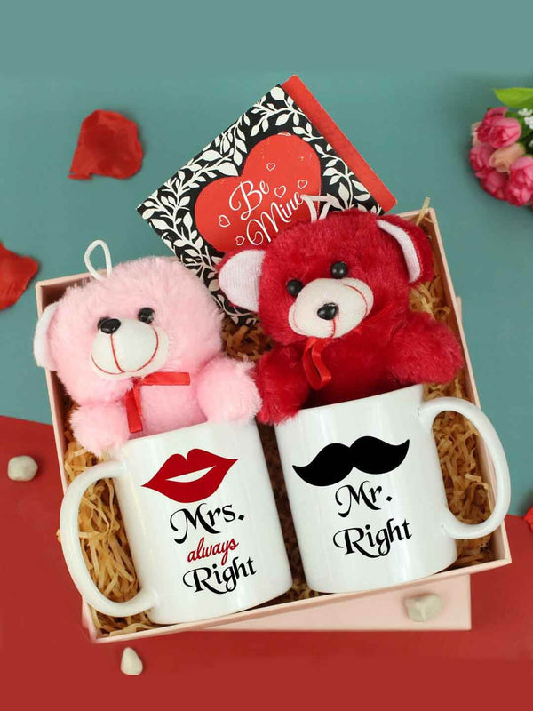 Red & Pink Valentine's Day Combo Gift Set Mug