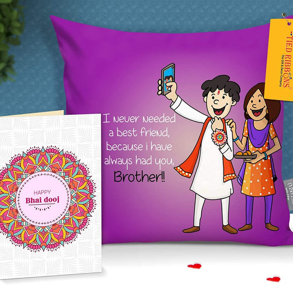Best Gift For Brother On Bhai Dooj with Kalawa and Roli Chawal