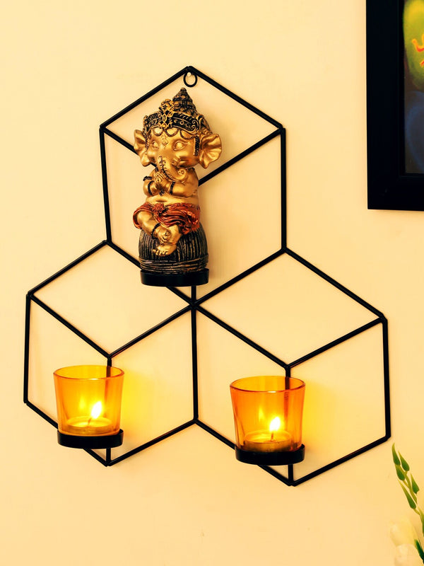 Multicoloured Wall Hanging Tealight Candle