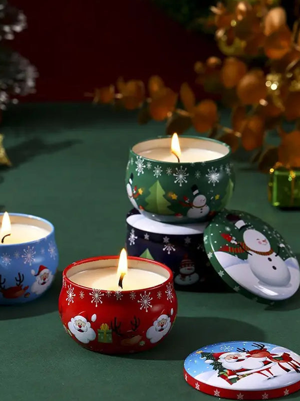 Pack of 3 Christmas Lavish Multi Scented Candles