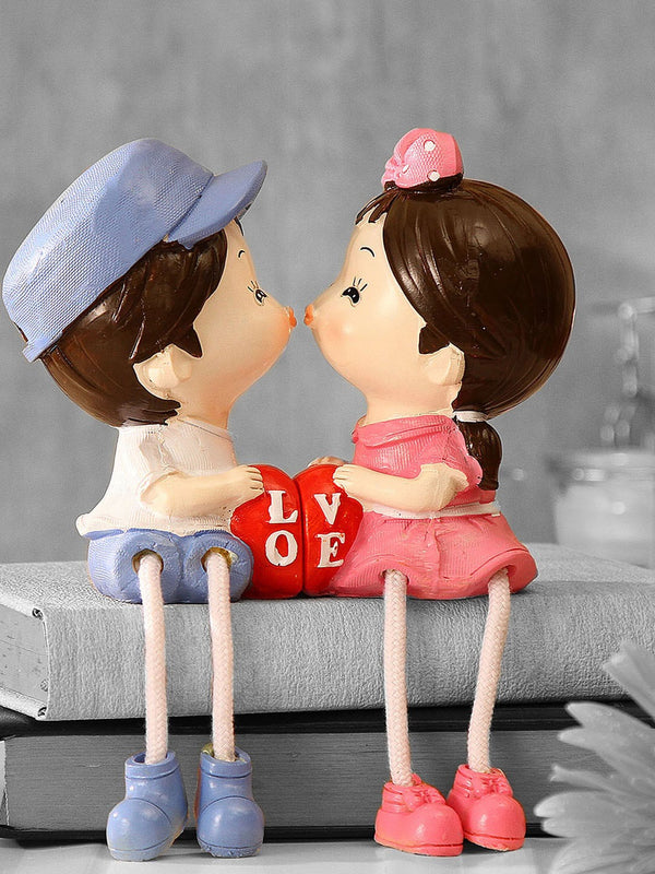 Pink & Blue Decorative Romantic Couple