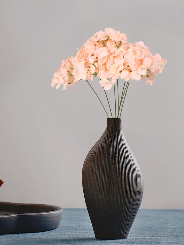 Pink and Green Holla Berry French Hydrangea Artificial Flower Stick