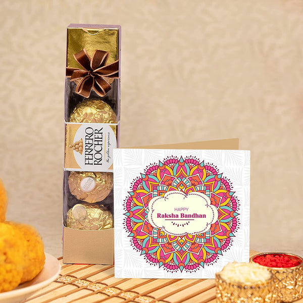 Rakhi Gift for Sister with Chocolate - Rakshabandhan Gifts