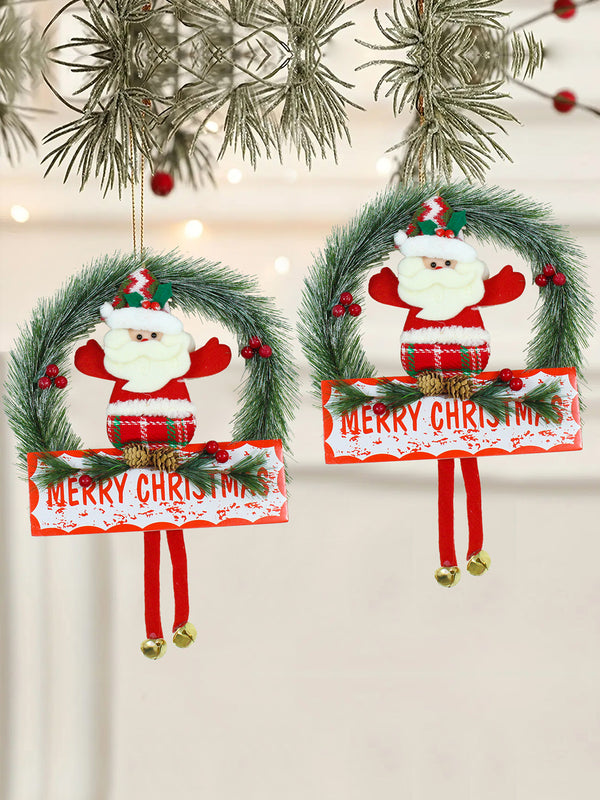 Set Of 2 Merry Christmas Reindeer Wall Door