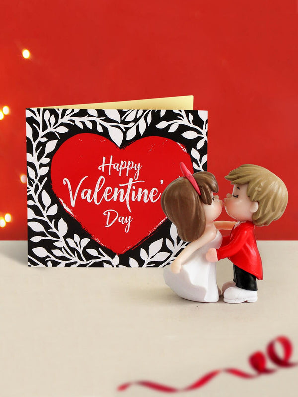 Red & White Valentine Gift Set Romantic Love Couple