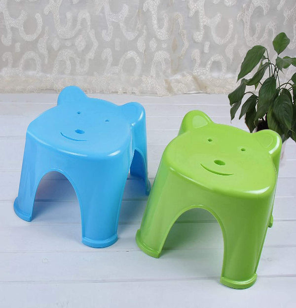 Set of 2 Plastic Stool for Kids, Baby, Girl, Boy and Infant Multicolor