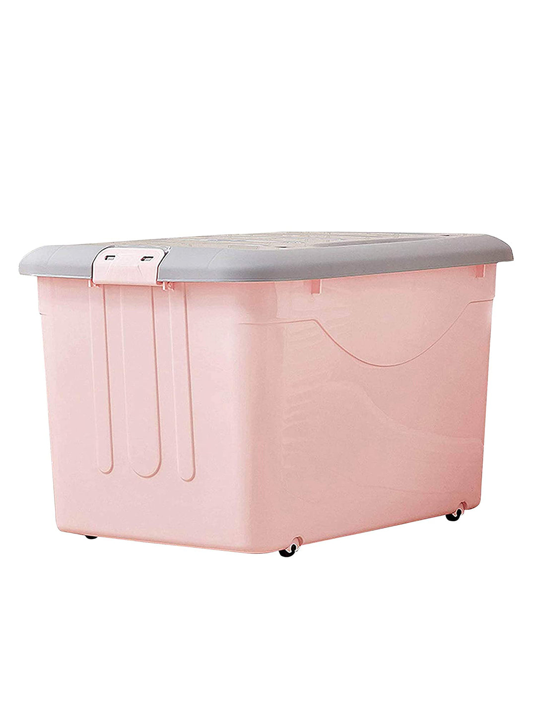 Buy | Plastic Multipurpose Storage Container with Wheels and Side ...