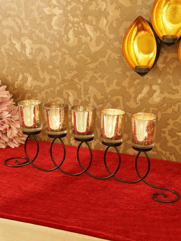 Unisex Multicoloured Tealight Candle Holder