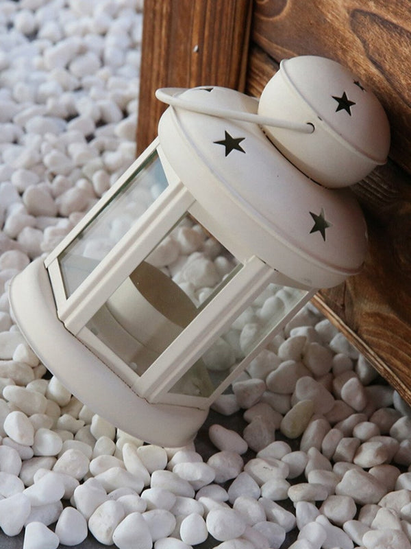 White Lantern Tealight Candle