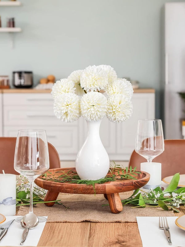 White 6 Pieces Artificial  Bouquet Flower