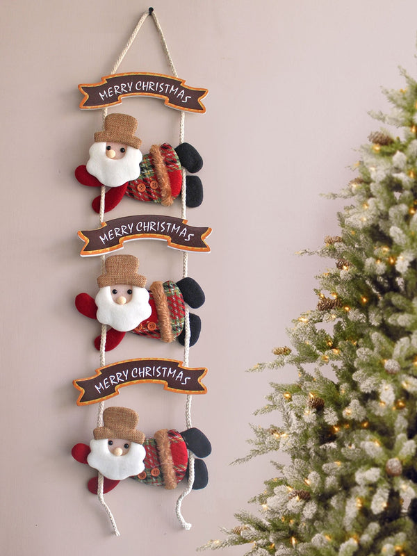Multicoloured Santa Christmas Decor