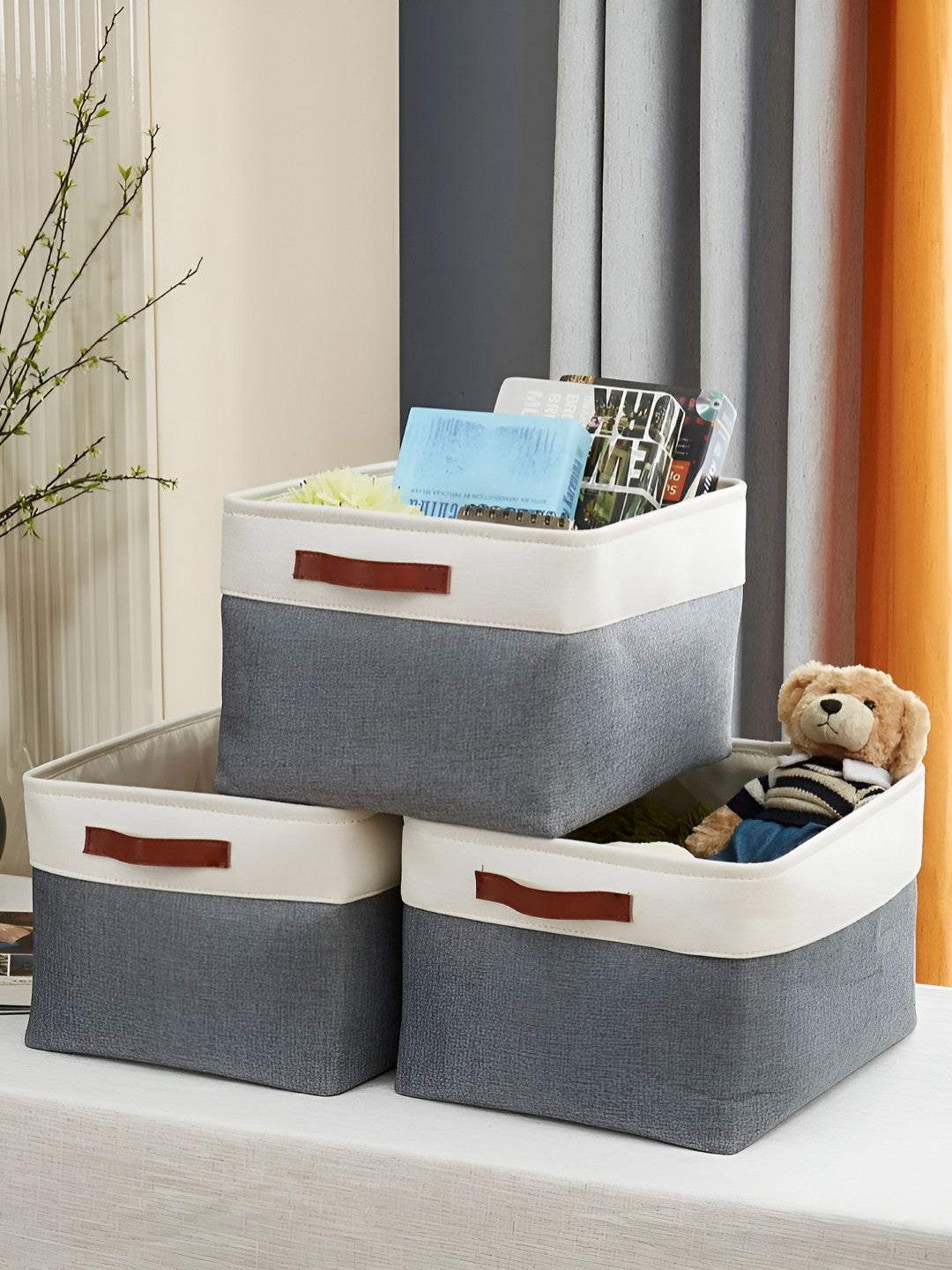 Drawer White Ribbon Buy | White 3 Pieces Wardrobe Drawer Organisers | Tied Ribbons