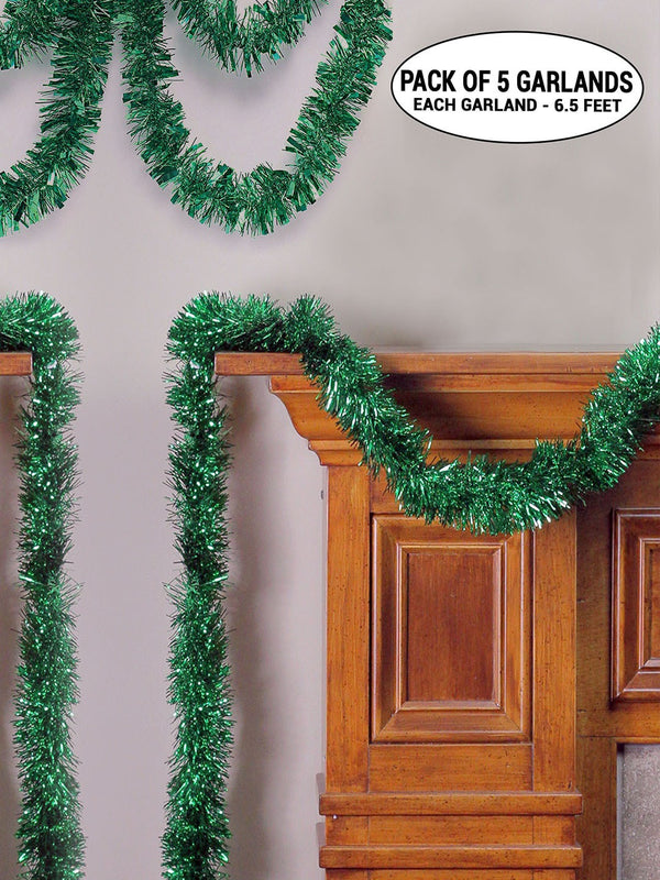 Pack of 5 Christmas Tree Decoration Garlands Ornaments Gift Pack