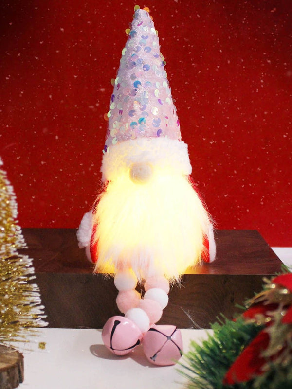 Purple Snowman Led Lights Gnomes