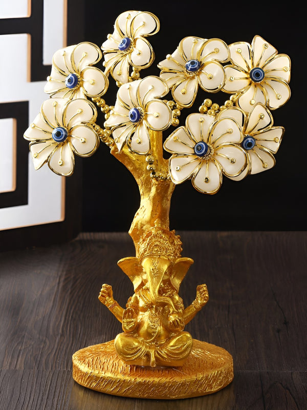 Tree of Life with Ganesh Evil Eye Feng Shui Vaastu Showpiece