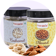 Almond 100gm + Cashew 100gm