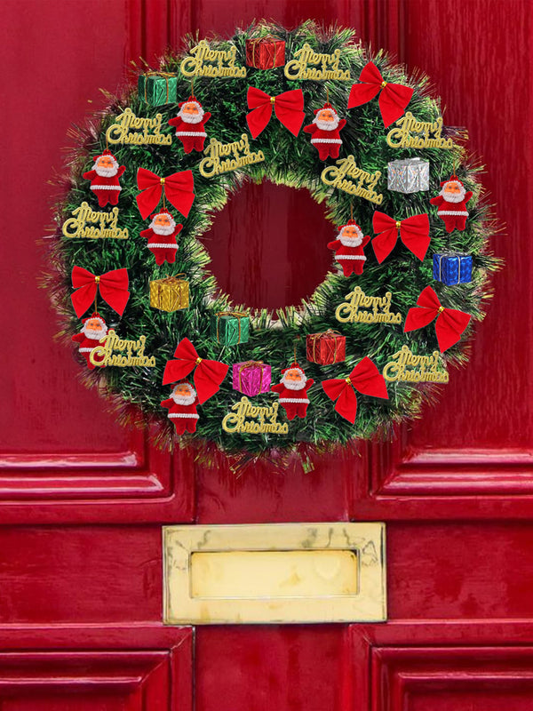 Green Christmas Decoration Artificial Wreath Festive Decor